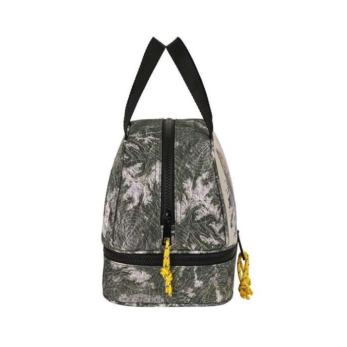 Portameriendas Jurassic World Warning Gris 20 x 20 x 15 cm 2 Portameriendas Jurassic World Warning Gris 20 x 20 x 15 cm 2