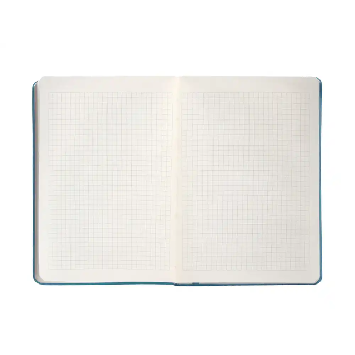 Antartik Cuaderno A4 Tapa Dura Hojas Cuadriculadas Azul Claro 100 Hojas 80gr FSC 7
