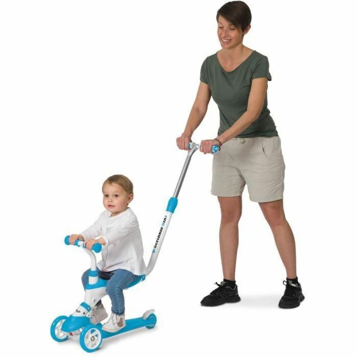 Mondo On and Go Scribble Scooter 5 en 1, 3 Ruedas Progresivas, ABEC-5, Plegable, Ajustable, Azul 3 Mondo On and Go Scribble Scooter 5 en 1, 3 Ruedas Progresivas, ABEC-5, Plegable, Ajustable, Azul 3