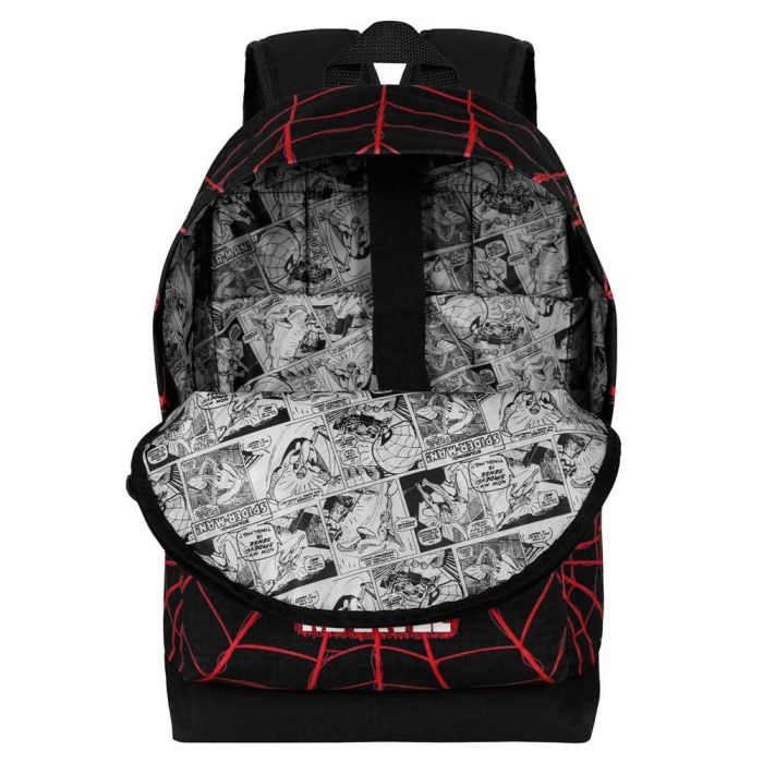 Mochila HS FAN 2.2 Vision Marvel Spiderman Negro 3