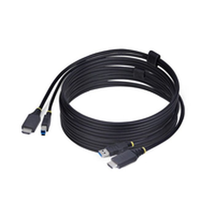 Cable adaptador Startech HU12210-KVM-CABLE Negro Cable adaptador Startech HU12210-KVM-CABLE Negro