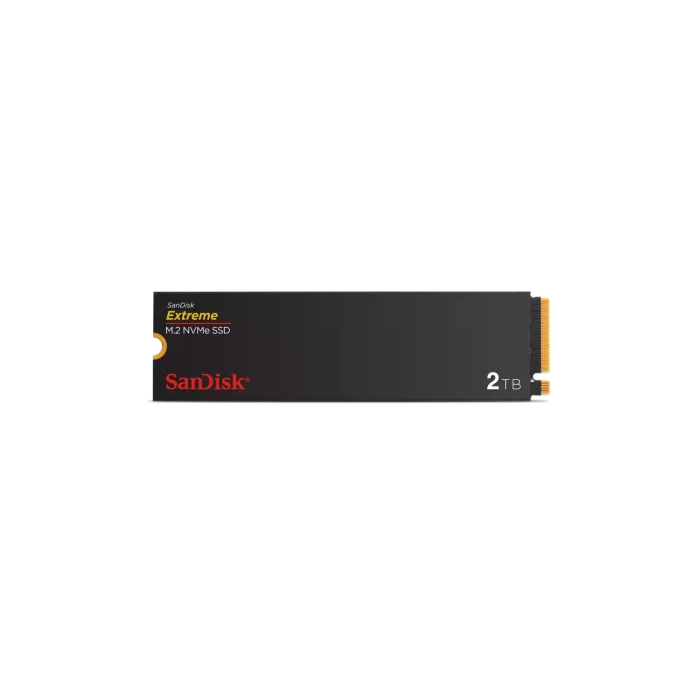 SanDisk Extreme 2TB SSD M.2 2280 PCIe Gen 4 NVMe, Lectura 5150 MB/s, Escritura 4850 MB/s, SDSSDX3N-2T00-G26
