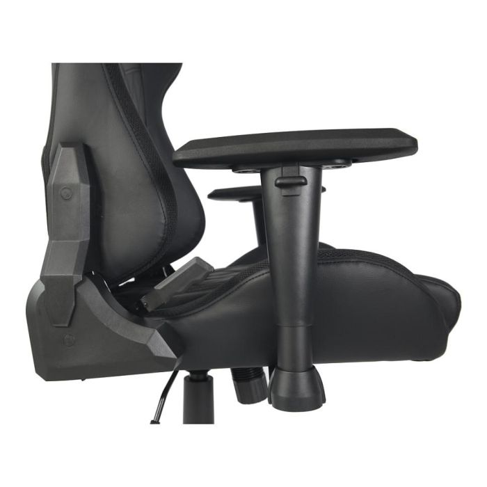 Deltaco Gaming DC410 Silla Gaming Ergonómica, Negro, Respaldo Ajustable 90-180°, Asiento y Respaldo Acolchados, Peso Máx. 120 kg, Altura Máx. 185 cm, Reposabrazos 2D