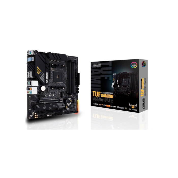 Asus TUF GAMING B550M PLUS 90MB14A0-M0EAY0 Placa Base Micro ATX AMD B550 Socket AM4 DDR4 Asus TUF GAMING B550M PLUS 90MB14A0-M0EAY0 Placa Base Micro ATX AMD B550 Socket AM4 DDR4