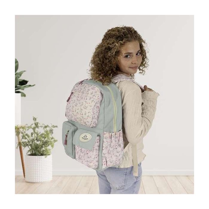Mochila escolar multi bolsillos 40x30x18 cm 4 Mochila escolar multi bolsillos 40x30x18 cm 4