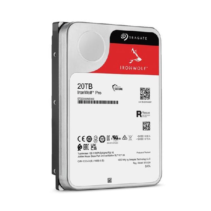 Seagate IronWolf Pro 20 TB SATA 6Gb/s Disco Duro para NAS 5