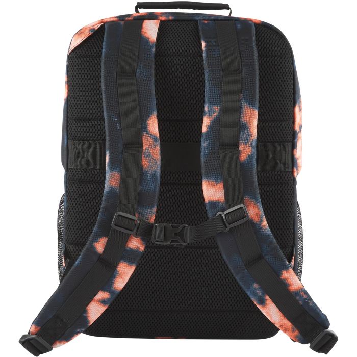 HP 7J593AA Mochila Campus XL para Portátiles hasta 16" Impermeable Negra y Naranja con Cremallera Acolchada y Candado 20L 3