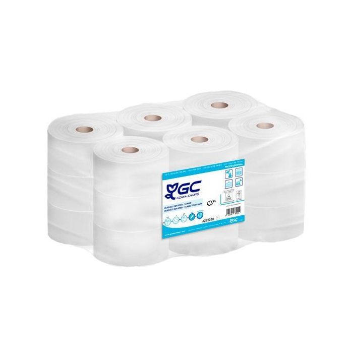 GC Papel Higiénico Industrial Jumbo 2C 620-124 PST Saco 18 Rollos FSC Mix Credit