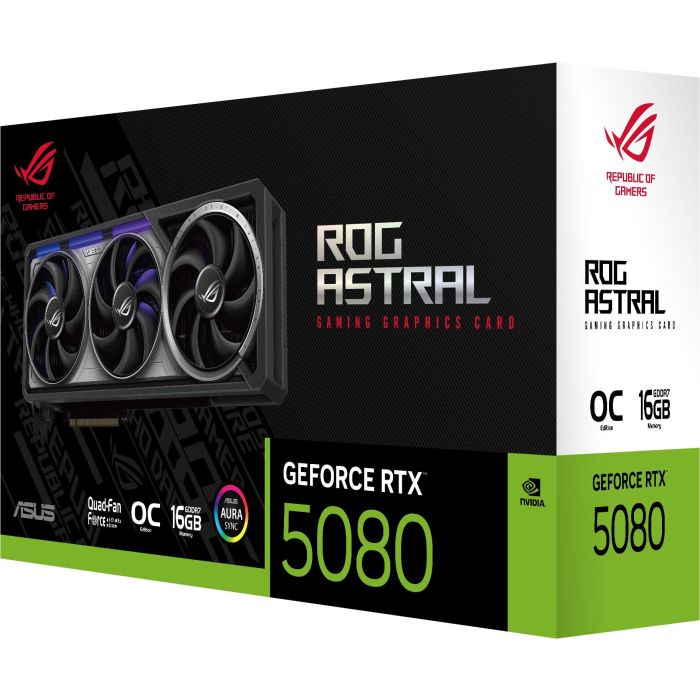 Tarjeta Gráfica Asus 90YV0LV0-M0NA00 16 GB GEFORCE RTX 5080 GDDR6 GDDR7 5 Tarjeta Gráfica Asus 90YV0LV0-M0NA00 16 GB GEFORCE RTX 5080 GDDR6 GDDR7 5
