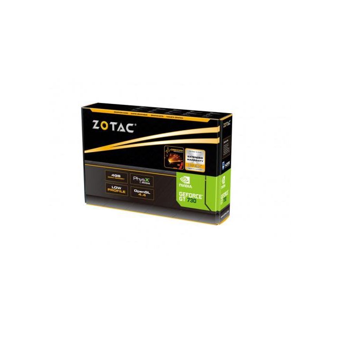 Zotac ZT-71115-20L tarjeta gráfica NVIDIA GeForce GT 730 4 GB GDDR3 6