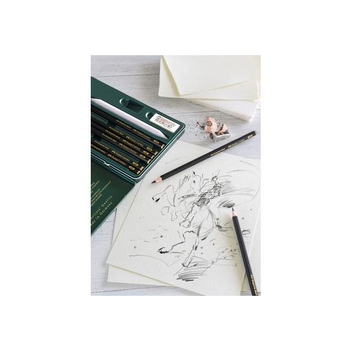 FABER-CASTELL Set Pitt Graphite Matt 11er Metalletui 4 FABER-CASTELL Set Pitt Graphite Matt 11er Metalletui 4