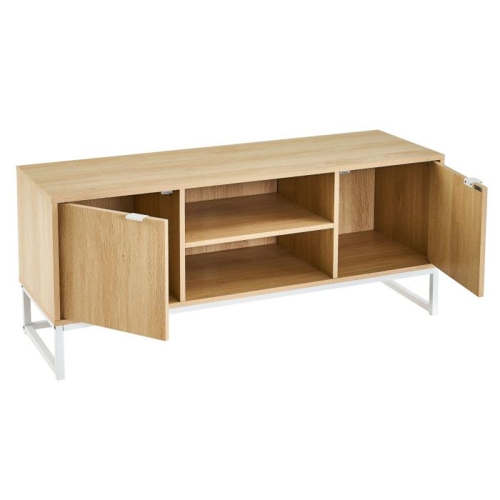 Mueble de TV Blanco Natural 120 x 39 x 52,5 cm