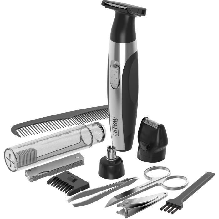 Wahl 05604-616 Kit de Viaje Deluxe: Afeitadora Corporal, Recortadora de Barba, Nariz y Orejas con Accesorios 1 Wahl 05604-616 Kit de Viaje Deluxe: Afeitadora Corporal, Recortadora de Barba, Nariz y Orejas con Accesorios 1
