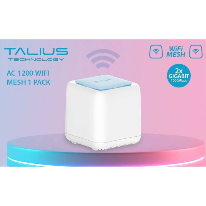 Router Talius AC1200 GigaLAN Blanco RJ45 Ethernet LAN USB x 3 Wi-Fi 2