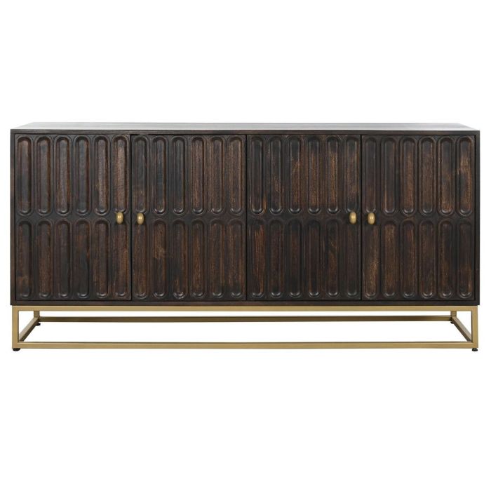 Buffet Moderno DKD Home Decor Marron Oscuro Dorado 47 x 76.2 x 157.5 cm 7