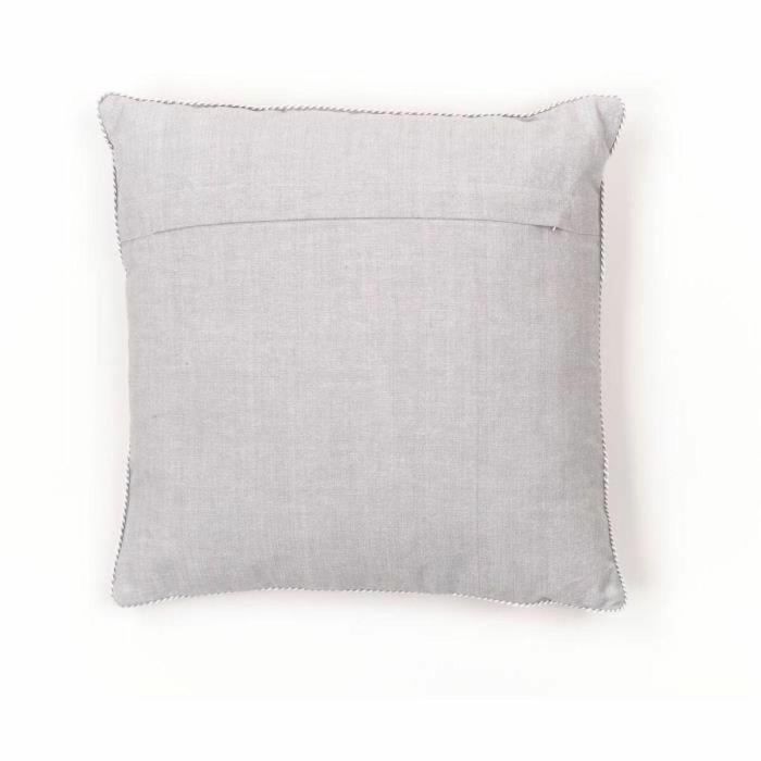 Today TOD1700240673742 Cojín - HOY - CHARME - Chambray x Petite broderie Constance - 40 x 40 cm 1