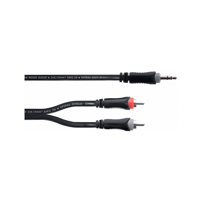Cable Y Mini-Jack Estéreo / 2 Rca 5 M Cable Y Mini-Jack Estéreo / 2 Rca 5 M