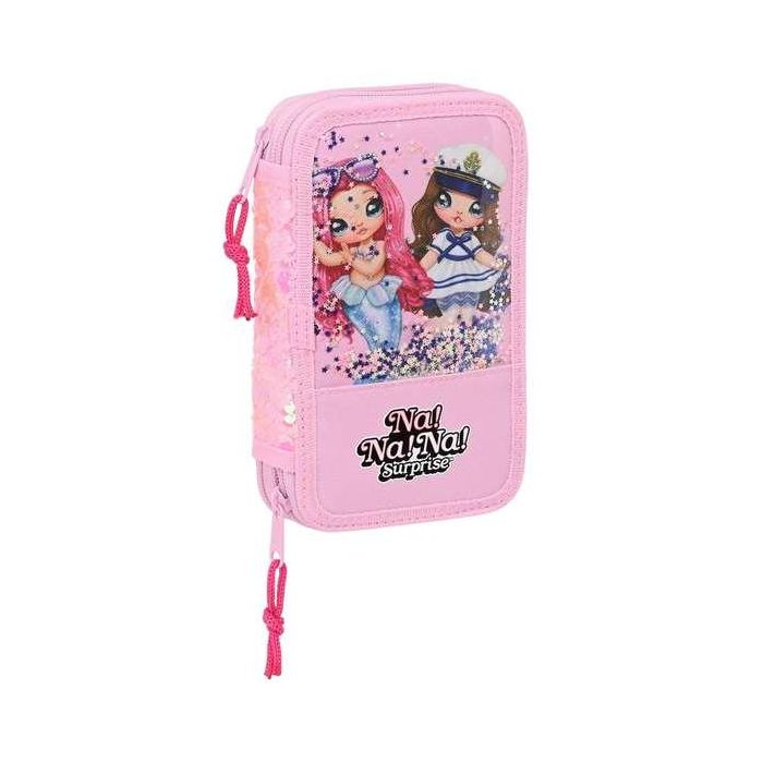 Plumier Doble Na!Na!Na! Surprise Sparkles Rosa (28 piezas) 6 Plumier Doble Na!Na!Na! Surprise Sparkles Rosa (28 piezas) 6
