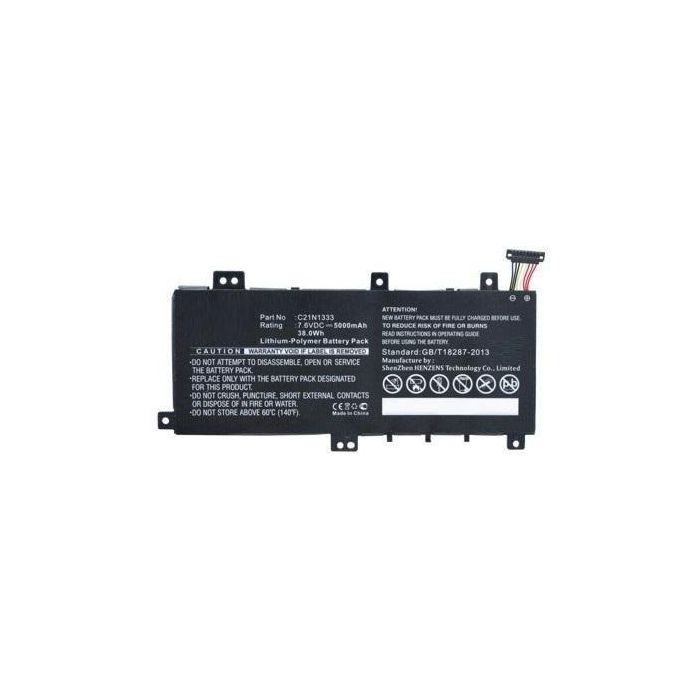CoreParts Batería Portátil 28.50Wh Li-Pol 7.5V 3800mAh Negro para Asus Transformer Flip TP550LA, TP550LD 4