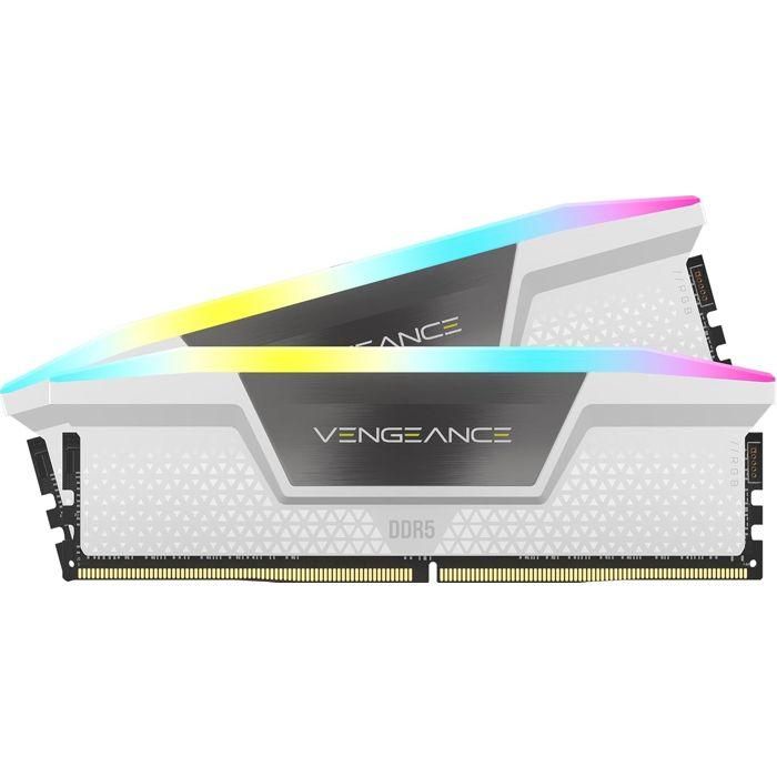 Corsair Memoria DDR5 32GB (2x16GB) 6000MHz Vengeance RGB Blanca CMH32GX5M2E6000C36W - Compatible con Intel 700 Series 0 Corsair Memoria DDR5 32GB (2x16GB) 6000MHz Vengeance RGB Blanca CMH32GX5M2E6000C36W - Compatible con Intel 700 Series 0