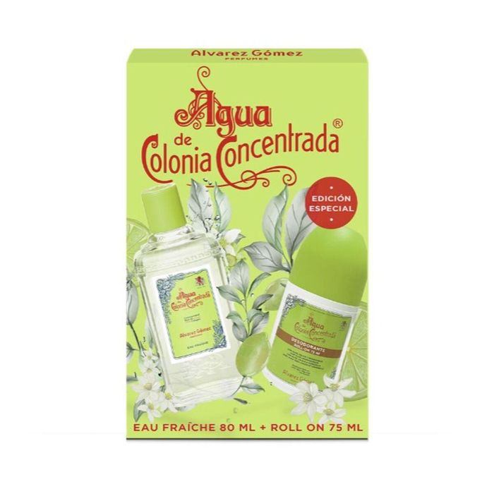 Alvarez Gomez Agua de Colonia Concentrada Eau Fraiche Cítrica Lote Cofre Regalo Unisex, Colonia 80ml + Desodorante Roll-on 75ml 1 Alvarez Gomez Agua de Colonia Concentrada Eau Fraiche Cítrica Lote Cofre Regalo Unisex, Colonia 80ml + Desodorante Roll-on 75ml 1
