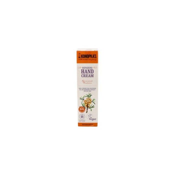 DR. KONOPKA'S Crema de Manos Reparadora Vegana con Espino Amarillo y Manzanilla para Piel Seca 75ml Cosmos Natural