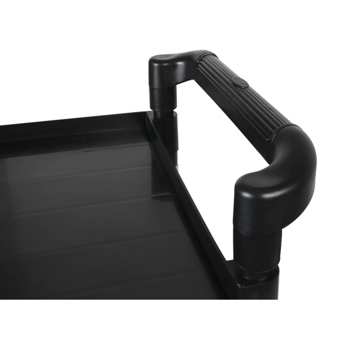 Q-connect Carro de Servicio Multifuncional con 3 Estantes de Polipropileno 830x420x970 mm 6