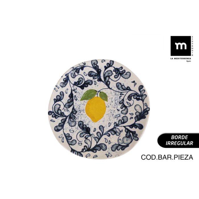 Plato Postre 20 cm "Limoi" Brillo - La Mediterranea (12 Unidades) Plato Postre 20 cm "Limoi" Brillo - La Mediterranea (12 Unidades)
