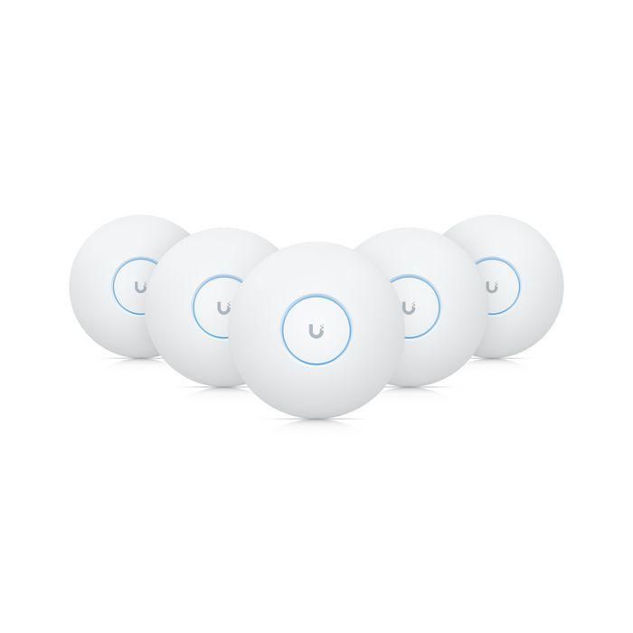 Ubiquiti U7-Pro 5-Pack Punto de Acceso WiFi 7 Tri-Banda (2.4/5/6 GHz) 5700 Mbit/s Pack de 5 0 Ubiquiti U7-Pro 5-Pack Punto de Acceso WiFi 7 Tri-Banda (2.4/5/6 GHz) 5700 Mbit/s Pack de 5 0
