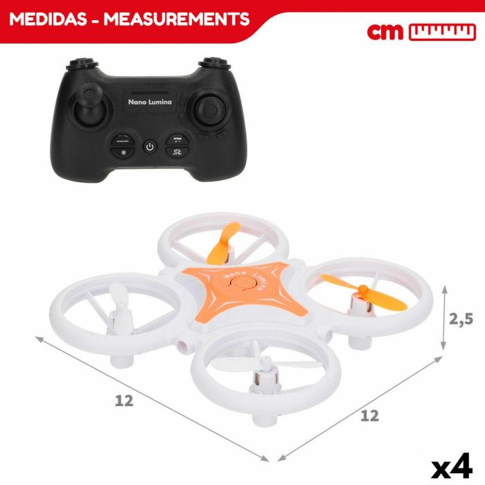 Helicóptero con Radiocontrol Colorbaby (4 Unidades) 9 Helicóptero con Radiocontrol Colorbaby (4 Unidades) 9
