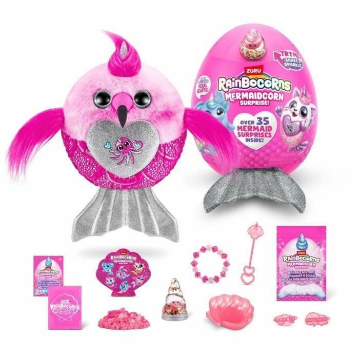 ZURU AUC1735021813700 Peluches Mermaidcorn Surprise S7 con 35 sorpresas y cola brillante, Huevo para incubar 3