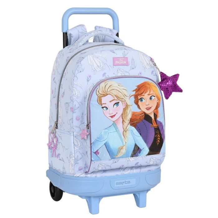 Mochila Escolar con Ruedas Frozen Believe Lila 33 X 45 X 22 cm Mochila Escolar con Ruedas Frozen Believe Lila 33 X 45 X 22 cm