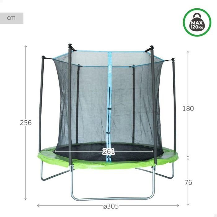 Cama Elástica Infantil con Red de Seguridad Aktive 3 Cama Elástica Infantil con Red de Seguridad Aktive 3