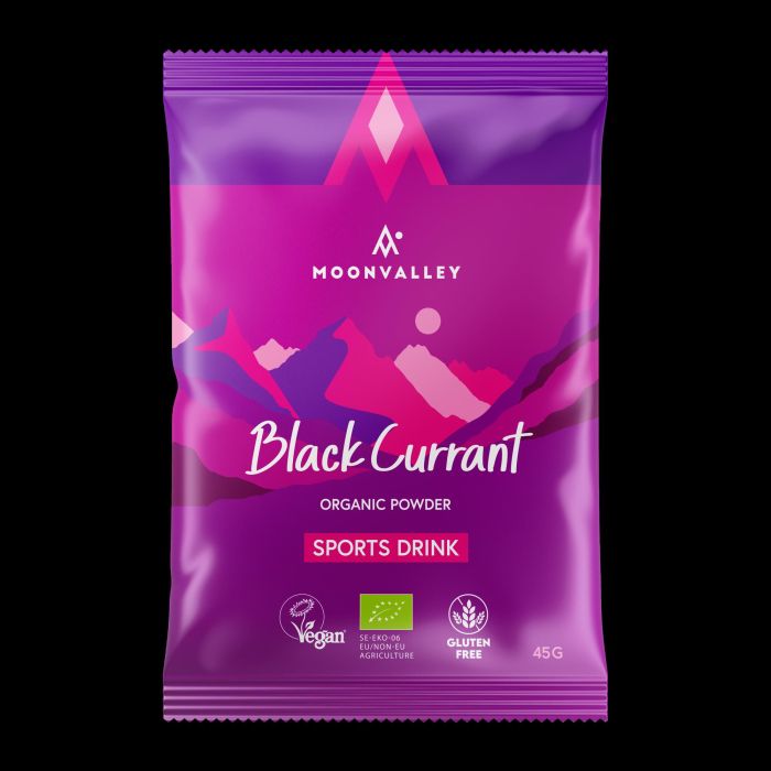 MOONVALLEY Bebida Deportiva en Polvo de Grosella Negra Bio 45g