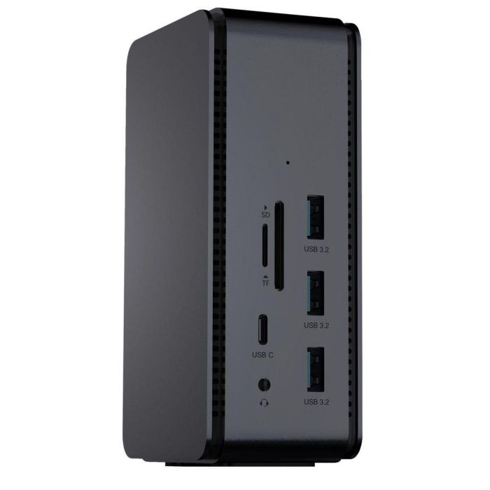ProXtend USB4 Dual 8K Docking Station, Dark Silver ProXtend USB4 Dual 8K Docking Station, Dark Silver