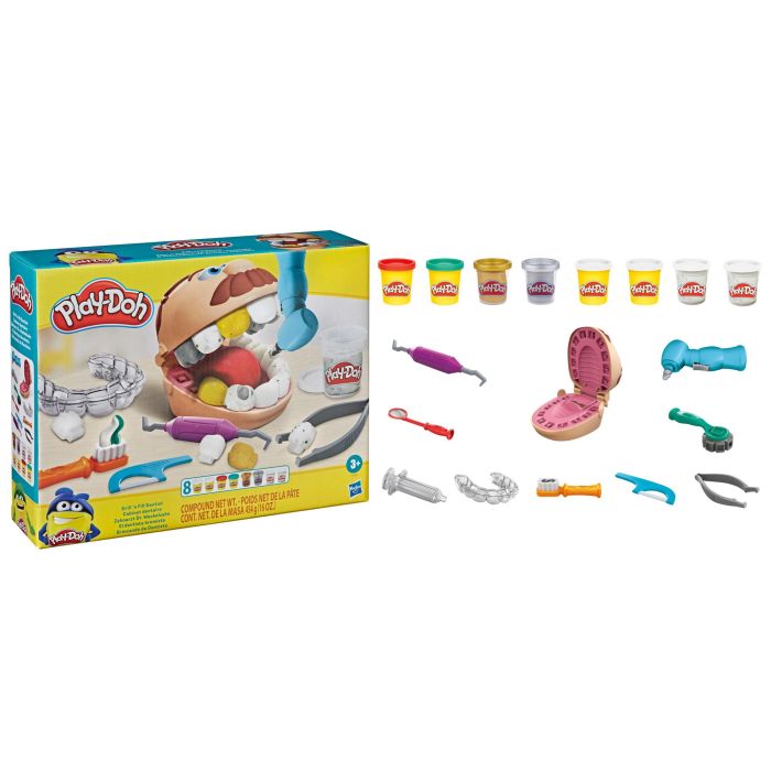Hasbro Juego Play-Doh El Dentista Bromista para Niños con Plastilina Incluida Hasbro Juego Play-Doh El Dentista Bromista para Niños con Plastilina Incluida