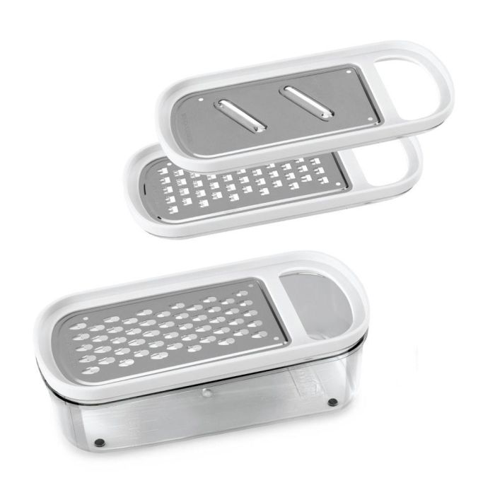 Metaltex Rallador con contenedor 3 en 1 'rap-box' 21cm, 3 cuchillas acero inox, cuerpo ABS, contenedor acrílico 0 Metaltex Rallador con contenedor 3 en 1 'rap-box' 21cm, 3 cuchillas acero inox, cuerpo ABS, contenedor acrílico 0