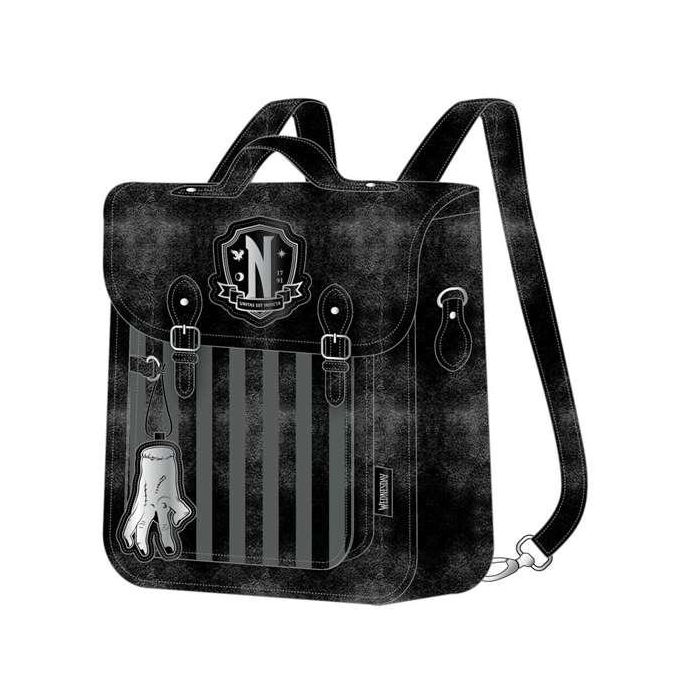 Mochila Casual Wednesday Negro 22,5 x 22,5 x 7 cm