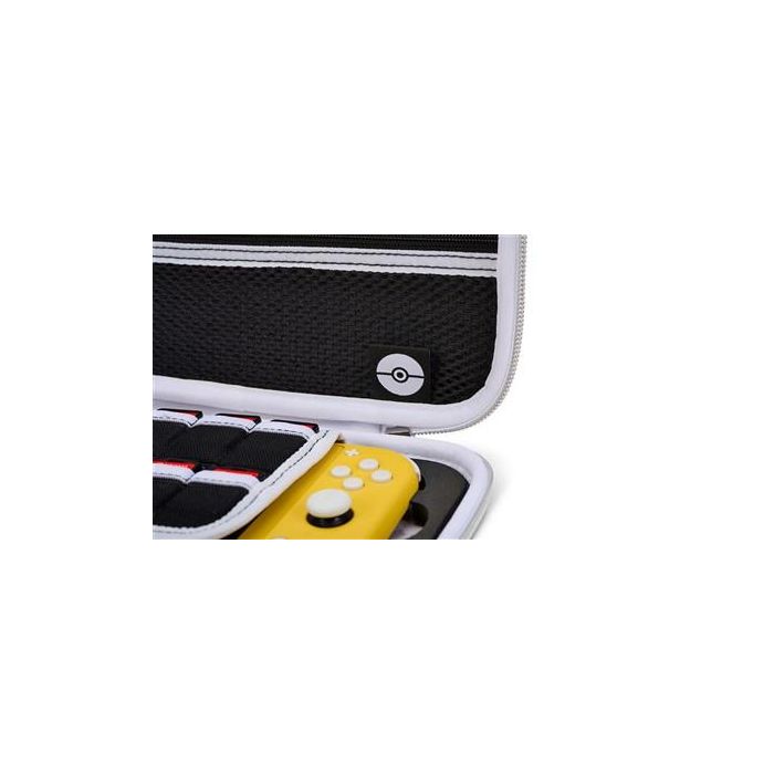 Power A 1522749-01 Estuche Protector Compacto para Nintendo Switch OLED, Switch y Switch Lite Pikachu Negro/Plata 7