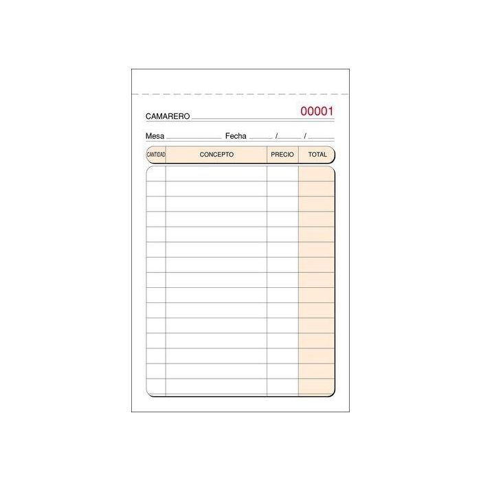 Talonario Camareros Bolsillo Tripl. Loan (Set de 5)