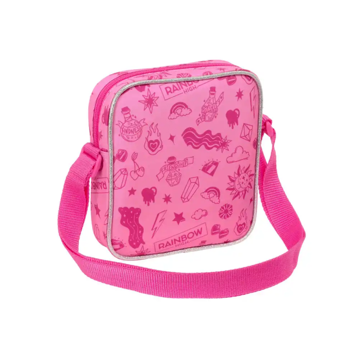 Bolso Bandolera Rainbow High Shine Multicolor 16 x 18 x 4 cm 1