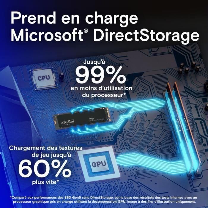 Crucial CT2000T700SSD3 T700 SSD Interno 2 TB PCIe 5.0 NVMe 3 Crucial CT2000T700SSD3 T700 SSD Interno 2 TB PCIe 5.0 NVMe 3