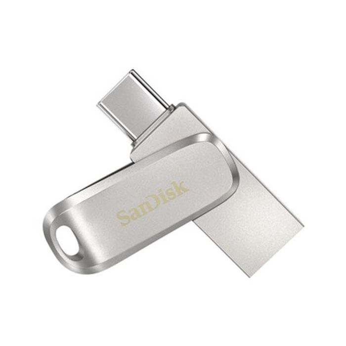 SanDisk Ultra Dual Drive Luxe USB-C / USB-A 256 GB hasta 400 MB/s Memoria Flash USB 3.1 para móvil, tablet y PC Plata 0 SanDisk Ultra Dual Drive Luxe USB-C / USB-A 256 GB hasta 400 MB/s Memoria Flash USB 3.1 para móvil, tablet y PC Plata 0