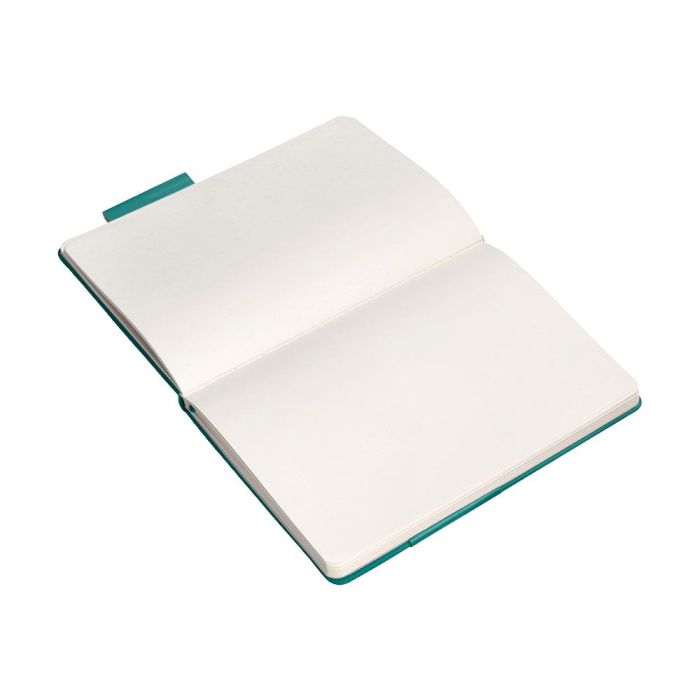 Cuaderno Con Gomilla Antartik Notes Tapa Dura A4 Hojas Lisas Verde Aguamarina 100 Hojas 80 gr Fsc 8