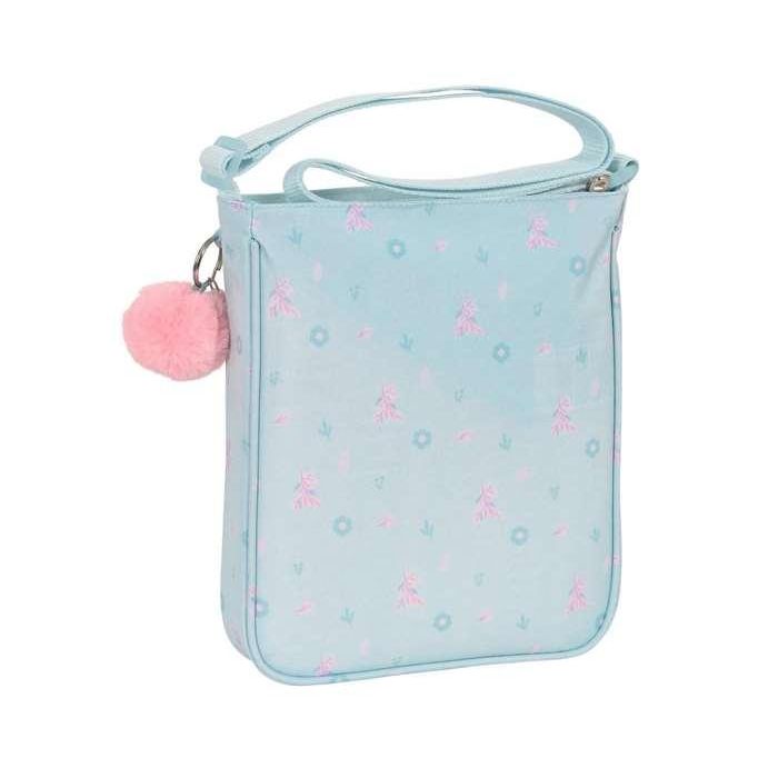 Safta Bolsito bandolera Moos Garden 21x25x4,5cm Azul Turquesa Acolchado Rolling Printing 5