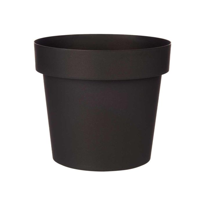 Maceta de plástico antracita 25 cm diámetro - Ibergarden (12 Unidades) 1 Maceta de plástico antracita 25 cm diámetro - Ibergarden (12 Unidades) 1