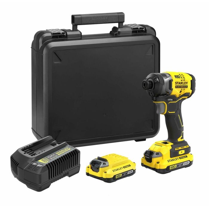 Stanley Fatmax Atornillador de Impacto SFMCF820D2K-QW Brushless Litio 18V 190 Nm 2 Baterías 2Ah 16