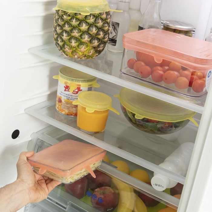 Set de 10 Tapas de Cocina Reutilizables y Ajustables Lilyd InnovaGoods 9 Set de 10 Tapas de Cocina Reutilizables y Ajustables Lilyd InnovaGoods 9