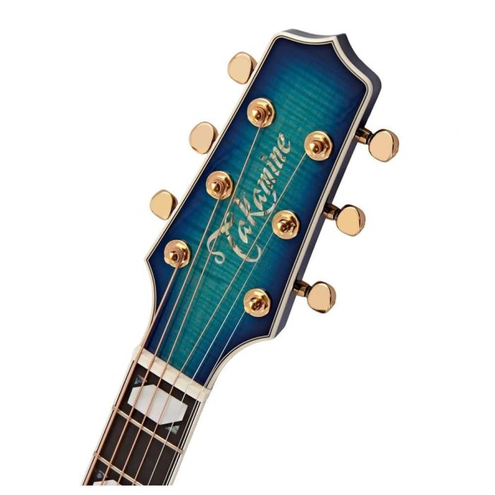 Guitarra Acústica Thinline 178 A/E Cutaway - Blue Flamme Takamine 5