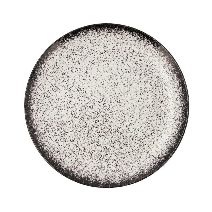 Ariane Plato Llano Porcelana Rock 31 cm Negro (6 Unidades) Profesional Resistente, Apto Horno Microondas Lavavajillas y Apilable